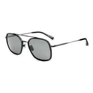 Belstaff Titanium Frame Aviator Sunglasses Men Black